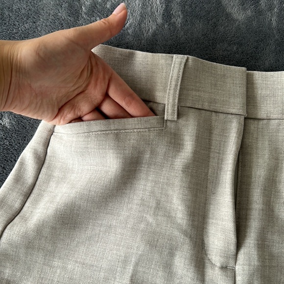 Express Gray Columnist Barely Boot High Rise Pants - Picture 5 of 6